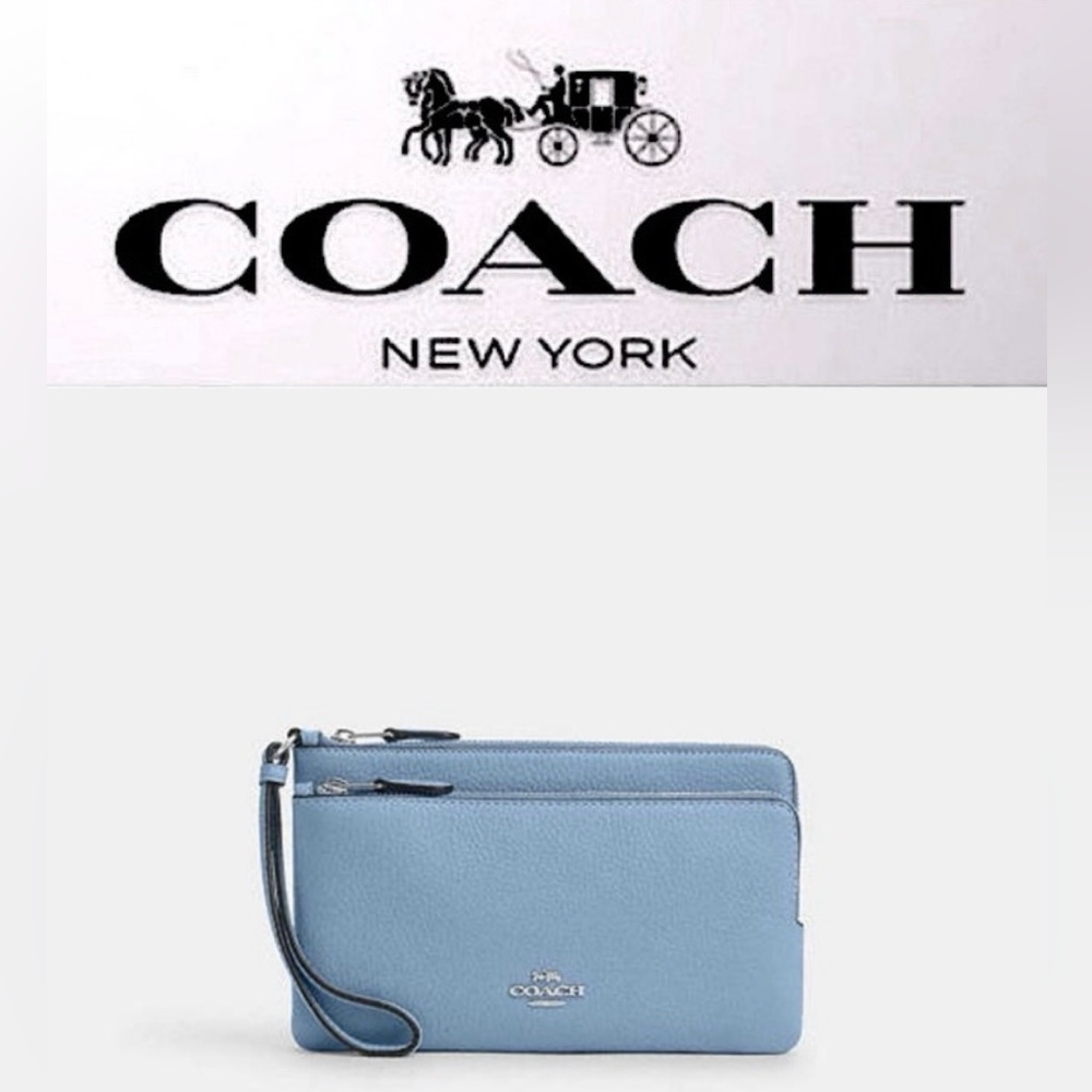 NWT Coach Double Zip Wallet